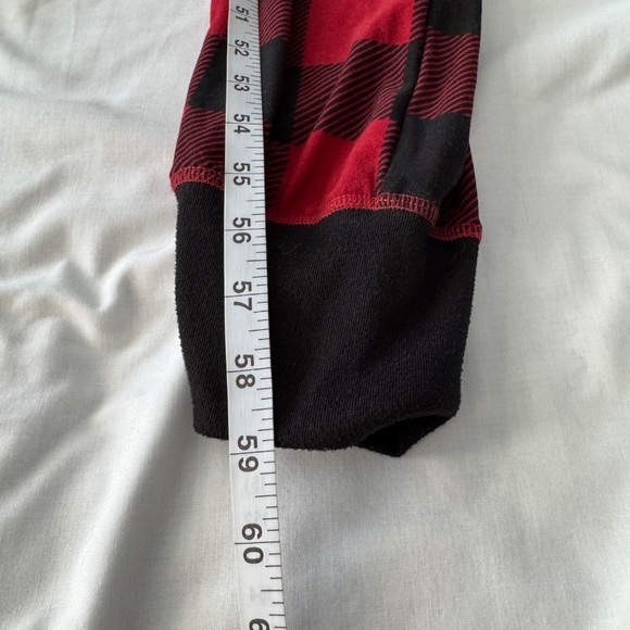 Fammy Jammies Velour Plaid One Piece Button Front Pajamas Medium Polar Bear Butt - Picture 13 of 14